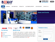 Tablet Screenshot of beekaygroup.com